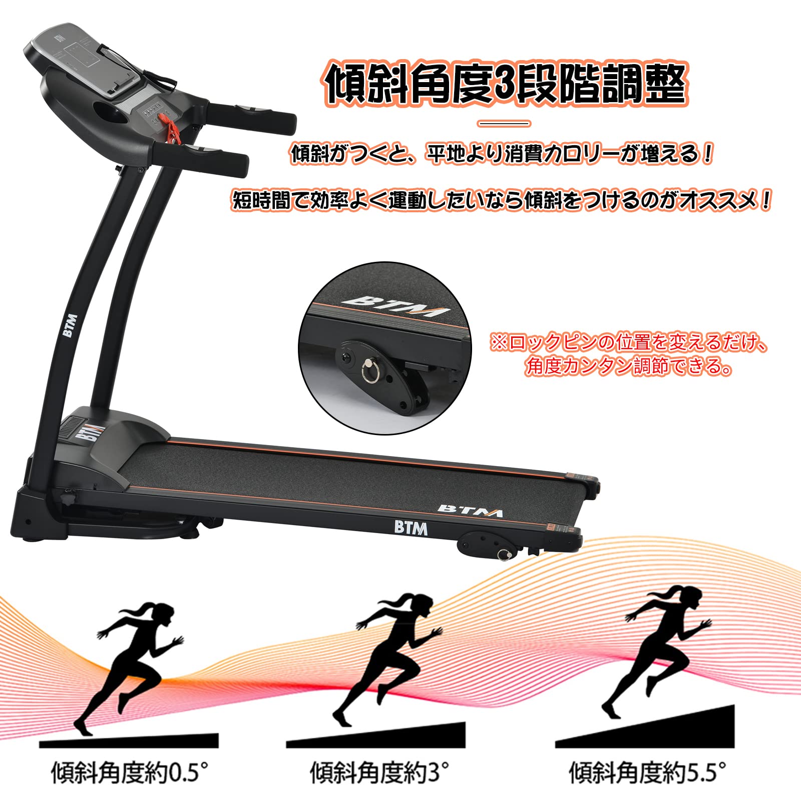 Amazon.co.jp: ルームランナー 家庭用 電動 静音 折りたたみ